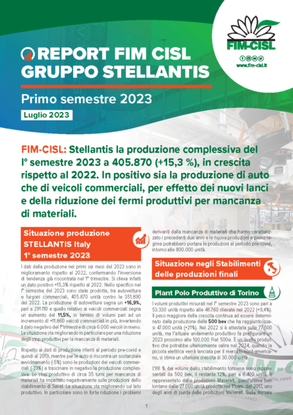 RAPPORTO primo semestre FIM coordinamento STELLANTIS 2023 (1)_Pagina_1