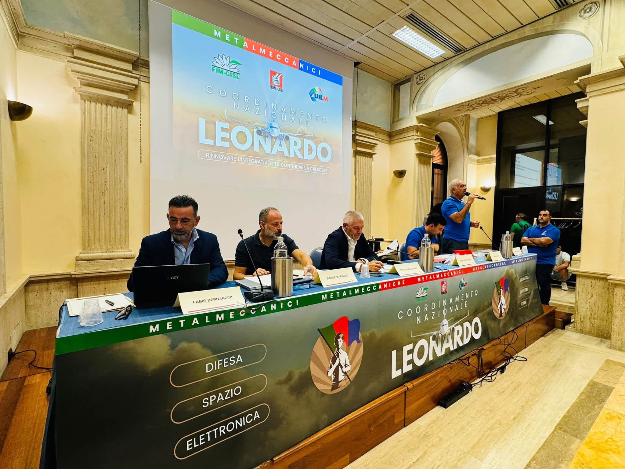 FIM, FIOM e UILM: Presentata la piattaforma per il rinnovo del contratto integrativo Leonardo 2027-2029. La parola passa a lavoratrici e lavoratori